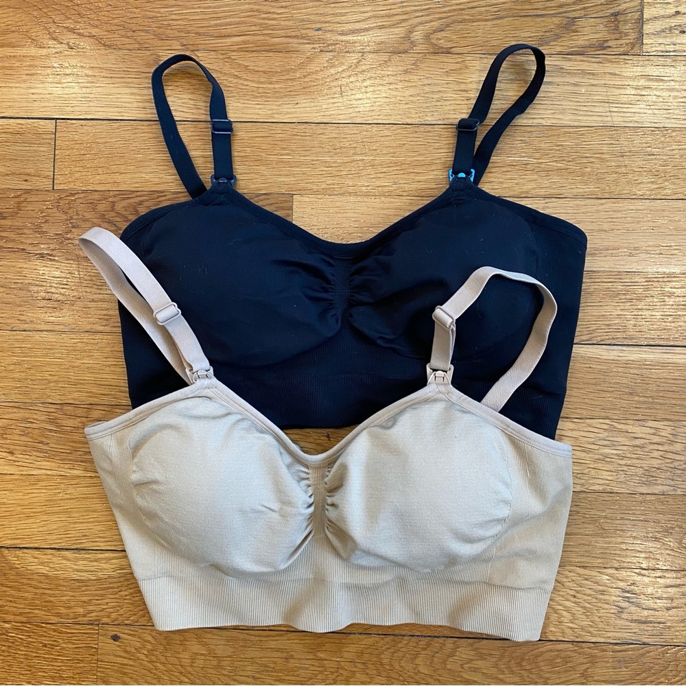 Quince nursing and pumping bras